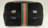 Gucci Black Suede Patent Web Ophidia Belt Bag Eb0424rrxdu