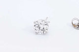 1.07ctw Diamond Stud Earring In 14k White Gold 0.9 Grams Eb0225loxzsa