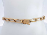 18k Yellow Gold 12.7 Grams Concave Curb Bracelet 8 In Aa0725rzxsa