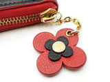 Louis Vuitton Blooming Flower Clemence Wallet In Navy Blue Monogram Empreinte Leather Fw0726lwrdu