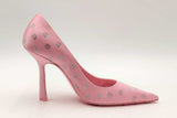 Alexander Wang Delphine Pink Satin Pumps Size 35.5 Eb1124lrxsa