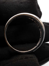 0.21 Cttw Diamond & 10k White Gold Wedding Band 2.6 Grams Size 10.5 Fw0826ozxdu