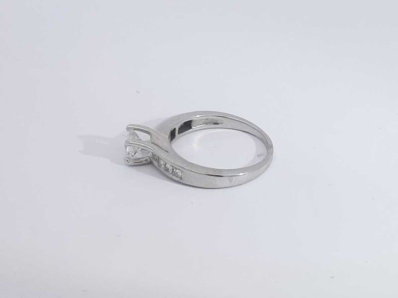 0.96 Cttw Diamond 14k White Gold Solitaire Ring 3.5 Grams Size 6.5 Aa0625przsa