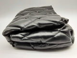 Balenciaga Touch Puffy Black Quilted Leather Large Clutch Do0824wxzde