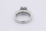 1.70cttw Diamond Ring In 14k White Gold Ring 8.5 Grams Size 7 Eb0925irzsa