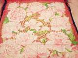 Hermes Les Pivoines Peonies Pink Blue Flower Silk Scarf Do0426wxzde