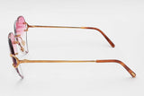 Cartier Heart Shaped Rimless Pink Gradient Sunglasses Eb0726rxzsa