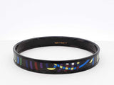 Hermès Multicolor 9mm Enamel Bangle Bracelet Fw0326lrzdu
