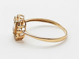 0.54 Cttw Natural Diamonds 18k Yellow Gold Ring Size 6.5 Do1125pxzde