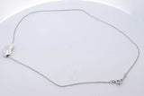 Tiffany & Co. Elsa Peretti 925 Bean Pendant Necklace 7.9 Grams 17 In Eb0926lrxde