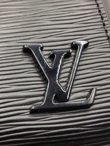 Louis Vuitton Cluny Bb Top-handle Bag In Black Epi Leather Fw0526irzdu