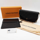 Louis Vuitton Black Monogram Pochette Felicie Handbag Sd0726rzxde