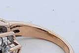 1.2cttw Diamond Ring In 14k Yellow Gold 8.8 Grams Size 5 Eb0926sxzde