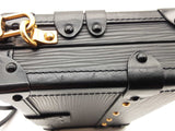 Louis Vuitton Black Epi Leather Petite Malle Crossbody Clutch Bag Do0825olcrde