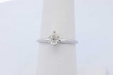 0.2ctw Diamond Ring In 10k White Gold 1.4 Grams Size 6.25 Eb0926sxde