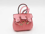 Mini Exquisite Bag Charm In Pink Fw0825idu