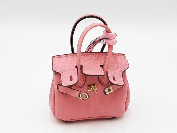 Mini Exquisite Bag Charm In Pink Fw0825idu