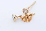 Tiffany & Co. Elsa Peretti Diamond By The Yard 18k Gold Stud Earrings Eb526exzde
