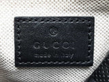 Gucci Tennis Mini Double Zip Messenger Bag In Embossed Black Leather Fw1125wrzdu