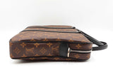 Louis Vuitton Porte-documents Voyage Briefcase In Monogram Macassar Coated Canvas & Leather Fw0726irxdu