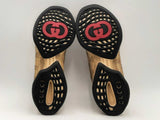 Gucci Run Beige Ebony Mongram Shoes Size 11 Aa1125lrzsa