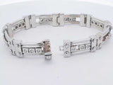 1.20 Cttw Diamond 14k White Gold 67 Grams Bracelet 8 Inches Aa0726pzxzsa