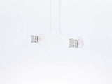 0.18 Cttw Diamond & 14k White Gold Illusion Set Stud Earrings 1 Gram Fw0826lwxdu