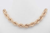 10k Yellow Gold Rope Chain Necklace With 14k Clasp 58.4 Grams 20 In Eb0326osxzsa