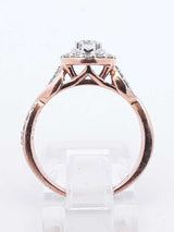 .22 Cttw 14k Rose Gold Cluster Ring 4.3 Grams Size 7 Fw0125ocrdu