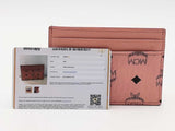 Mcm Card Holder Pink Wallet Aa0426wzsa