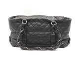 Chanel Lady Braid Tote Bag In Black Aged Calfskin Fw0425cxzdu