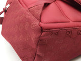 Gucci Gg Monogram Red Canvas Backpack Eb0226lxxzde
