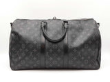 Louis Vuitton Keepall Bandoulière 45 In Monogram Eclipse Coated Canvas Fw0726erxdu