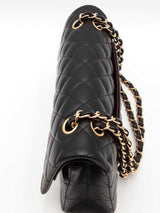 Chanel Quilted Lambskin Double Flap Shoulder Bag Eb0726wrxzsa