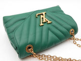 Louis Vuitton New Wave Chain Bag In Emerald Green Leather Fw0825lorxdu