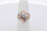 0.94cttw Diamond Ring In 14k Yellow Gold 4.8 Grams Size 5 Eb0726rxzsa
