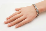 5.20 Cttw Diamond & 10k Yellow Gold Link Bracelet 33.4 Grams 8 Inch Fw0826osxzdu