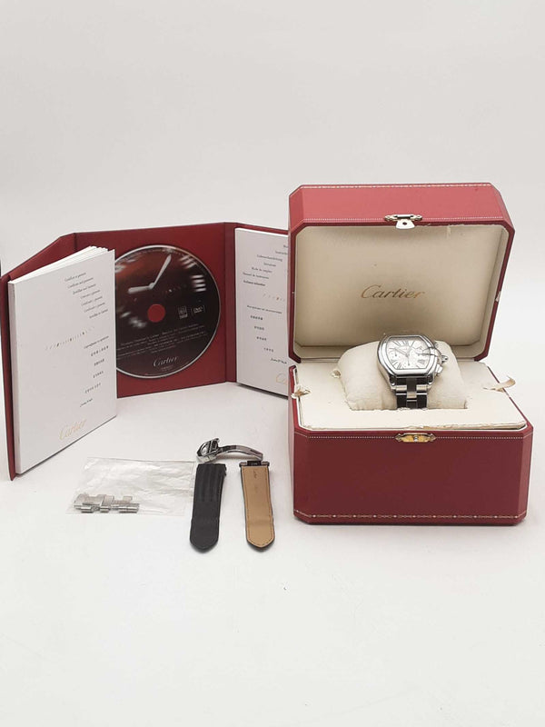 Cartier Roadster Xl Chronograph Automatic Watch 43mm Aa1025ozxzsa
