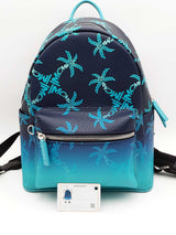 Mcm Stark Ceramic Blue Gradation Palm Canvas Backpack Eb0426orxsa