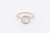 1.5cttw Diamond Ring In 14k Yellow Gold 2.6 Grams Size 5.25 Eb0226lcxzsa