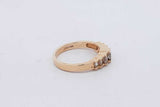 0.44cttw Diamond Ring In 14k Yellow Gold 2.9 Grams Size 5 Eb0626oixsa