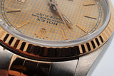 Rolex Oyster Perpetual Datejust 36mm Houndstooth Dial Watch Eb0726rrxzde