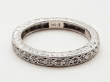 0.31 Cttw Natural Diamonds 14k Wg 3.4g Eternity Ring Size 7.25 Do0426orxde
