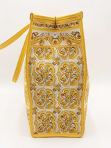 Dolce & Gabbana Majolica Print Canvas Tote Bag Eb1225orxsa