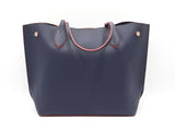 Louis Vuitton Lockme Go Tote In Marine Blue Leather Fw0525rzxdu