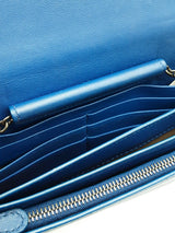 Bottega Veneta Intrecciato Leather Wallet With Chain Eb0826pxzde