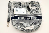 Christian Dior Fabric Toile De Jouy Sauvage Travel Pouch Aa1124ocrsa