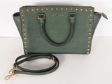 Michael Kors Green Selma Studded Medium Satchel Sd0726wrde