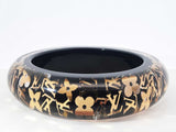 Louis Vuitton Monogram Inclusion Gm Lucite Bangle Bracelet 7 Inch Fw0926lrxdu