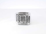 1.56 Cttw Diamond Cluster Ring In 14k White Gold 14.9g Size 9.75 Fw0626lxzxd7